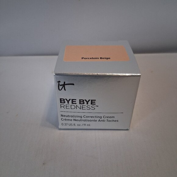 it cosmetics Other - IT Cosmetics BYE BYE REDNESS Neutralizing Correcting Cream Procelain Beige NIB